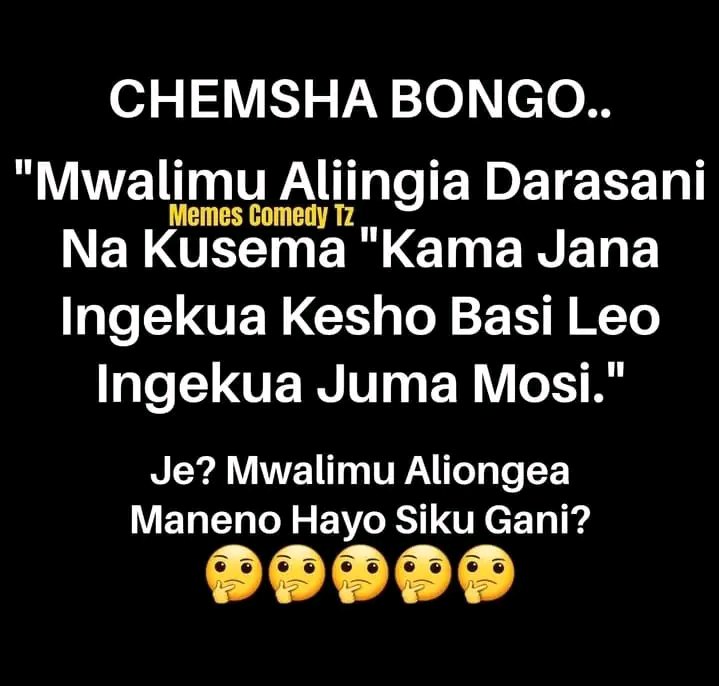 Nipen jibu langu📌
