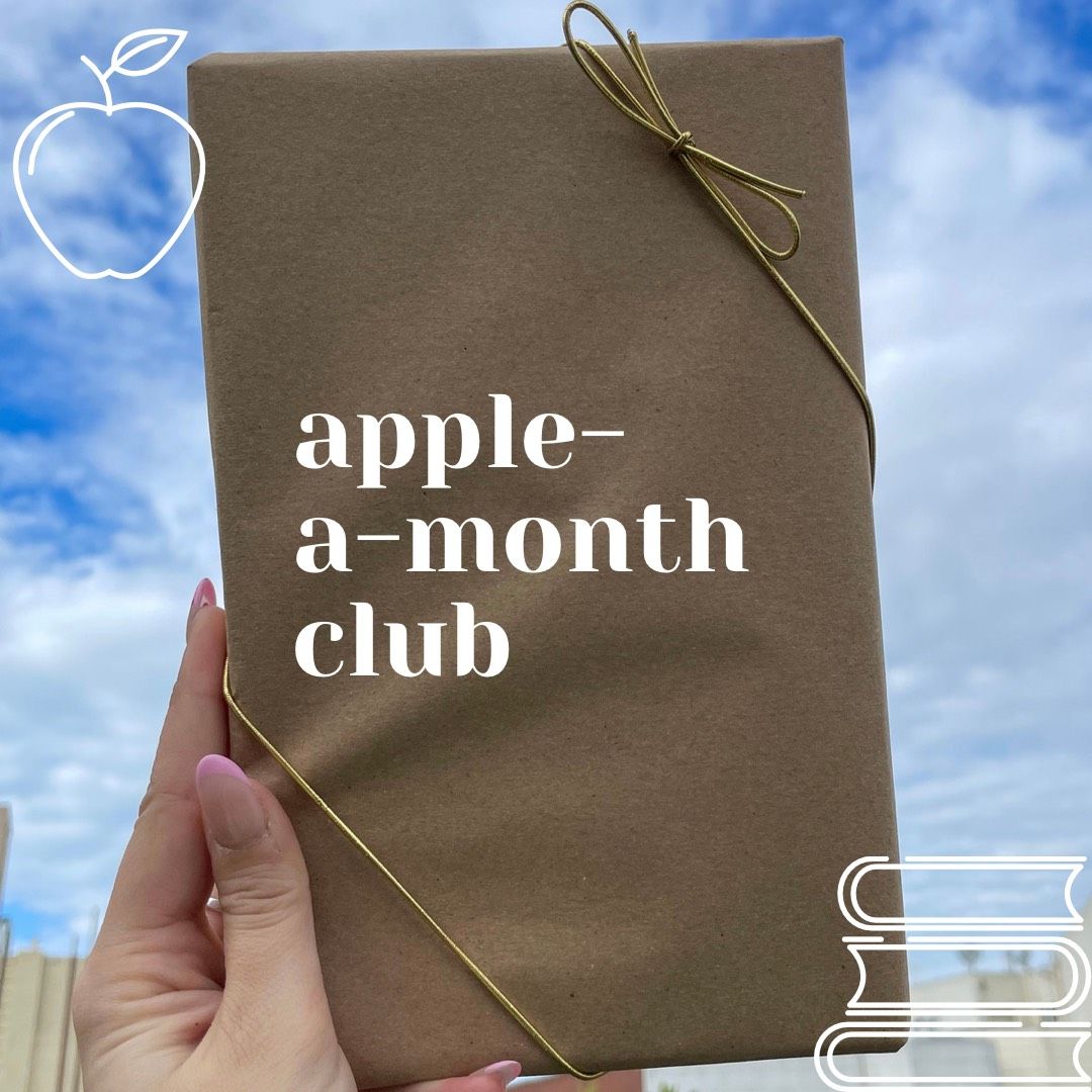 Did you know about our Apple-a-Month club? Our booksellers read through upcoming titles and pick one small-press, paperback fiction book coming out each month that we think is stellar to send straight to you (or a loved one's) door! More info here: buff.ly/3uBB3TE
