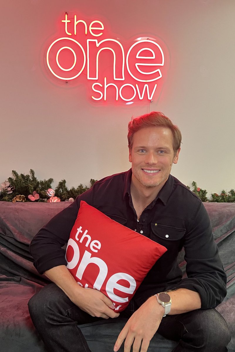 He’s taking us on a journey on #TheOneShow tonight 🥾 @SamHeughan is telling us all about his brand new book 📕 Watch live 👉 bbc.in/41bUyy6