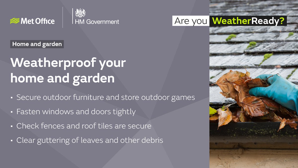 8-10 Dec ☔ It's a mixed bag of weekend weather - best to be #WeatherReady Here's advice from @metoffice on protecting your home and garden Our highways teams will be ready to support you #InAllWeathers ▶️ Check out more advice here: orlo.uk/Advice_bVJcA @viaeastmidlands