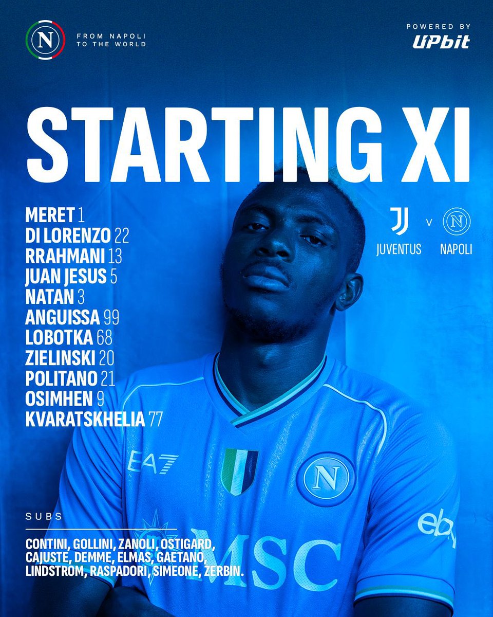 sscnapoli's tweet photo. 🇮🇹 STARTING XI

💙 #ForzaNapoliSempre https://t.co/48hp95BBaE