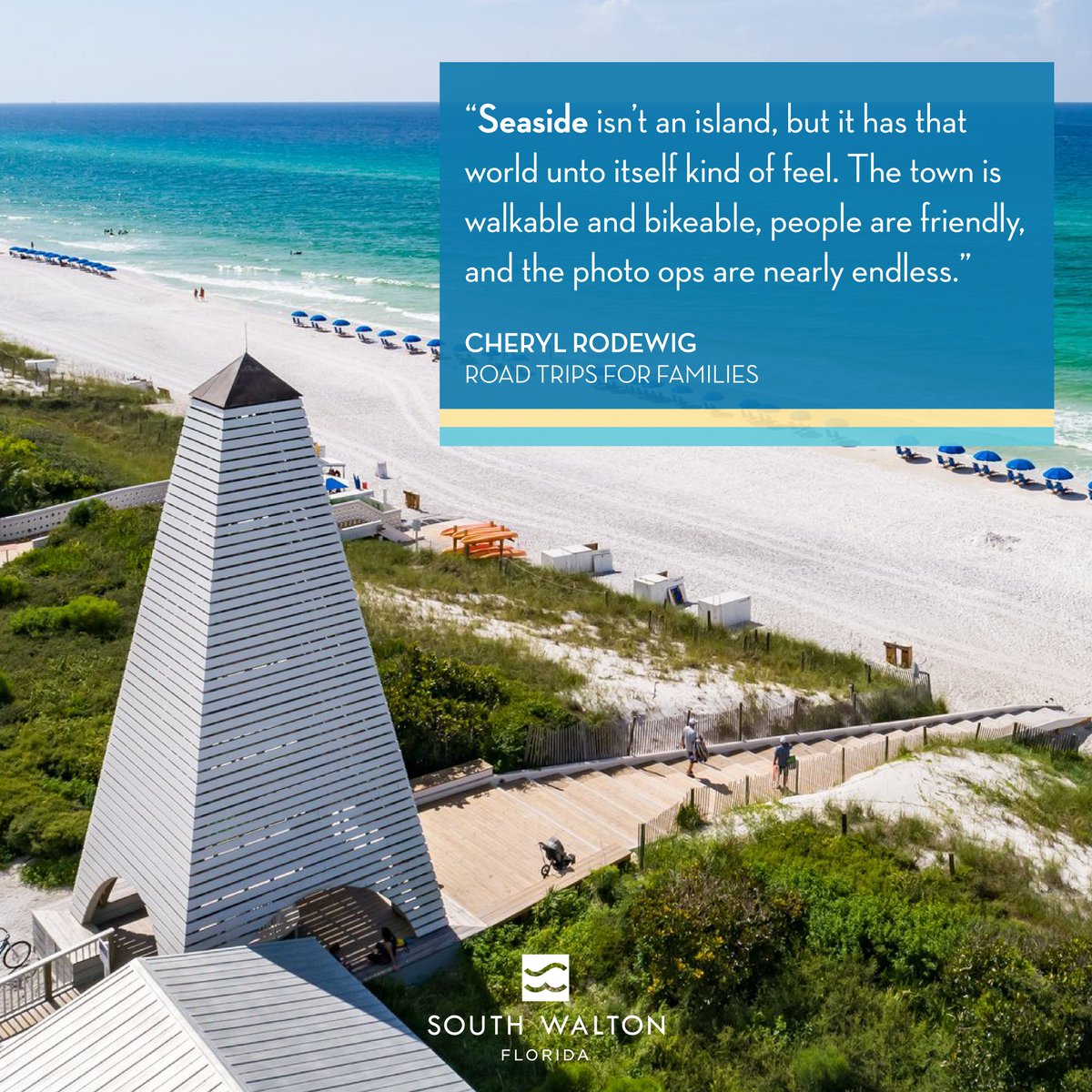 SouthWalton's tweet photo. .@roadtripseditors just named #Seaside an unexpected day-trip destination that blends 'Norman Rockwell' with 'island beach paradise.' ✨

🔗 Find out what magic this picture-perfect beach neighborhood has to offer here: https://t.co/yLJ5TqDvTG https://t.co/Dg5Oqat6RL