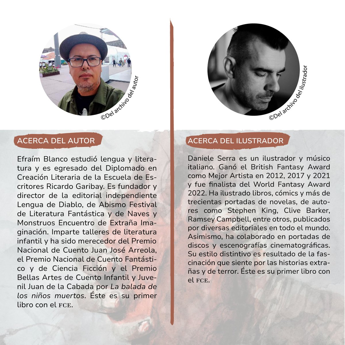 ObrasInfyJuvFCE's tweet photo. ***Disponible en librerías***
"La balada de los niños muertos" de Efraím Blanco, con ilustraciones de Daniele Serra
#Disponibleenlibrerías
#Disponibleenlínea
#LaBaladadelosNiñosMuertos
#EfraímBlanco
#DanieleSerra
#Resonancias
#ObrasInfantilesyJuveniles
#FondoDeCulturaEconómica https://t.co/8ziwSHVeat