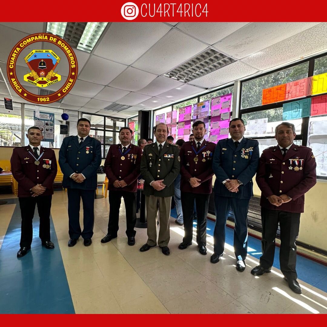 CU4RT4RIC4's tweet photo. Una delegación de Oficiales y Bomberos encabezados por nuestro Capitán, participó en la ceremonia del 65 aniversario de @primeraCBSP #losbomberosdecallecodpa https://t.co/3mZwwGQ2u9