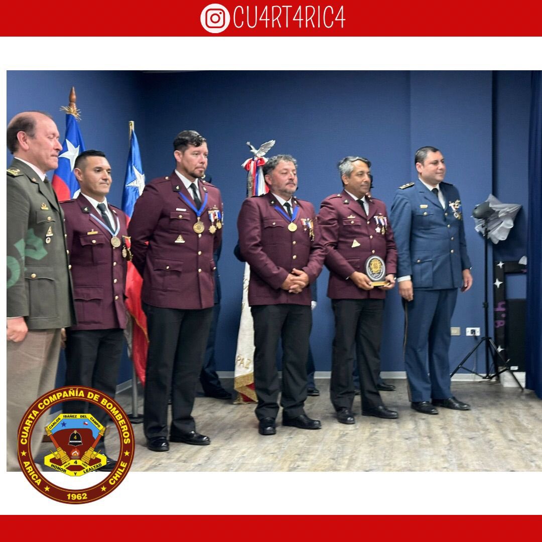 CU4RT4RIC4's tweet photo. Una delegación de Oficiales y Bomberos encabezados por nuestro Capitán, participó en la ceremonia del 65 aniversario de @primeraCBSP #losbomberosdecallecodpa https://t.co/3mZwwGQ2u9