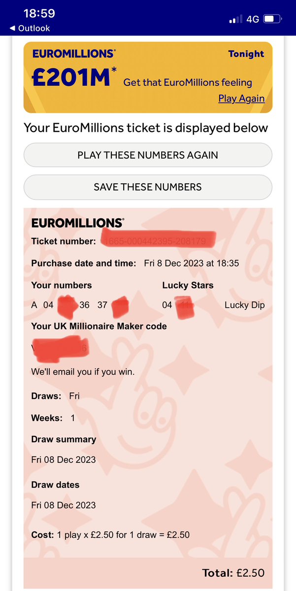 £201 million on the Euromillions tonight. 

I’ll give £10,000 to every person who is following and reposts this if I win it!