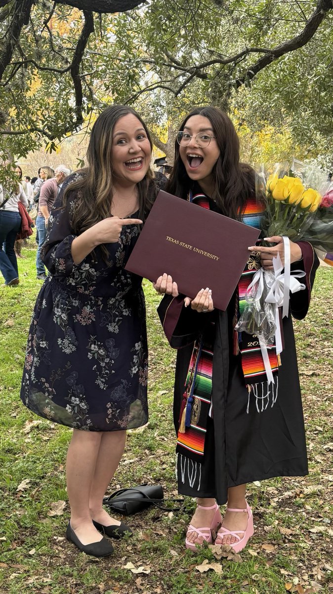 Thrilled to witness my Liz's incredible journey—from Irving High to Texas State! She is going to do amazing things! My teacher heart is so happy🎓👏 #ProudTeacher #MyWhy  #StuCo #ClassOf2019 #ClassOf2023
