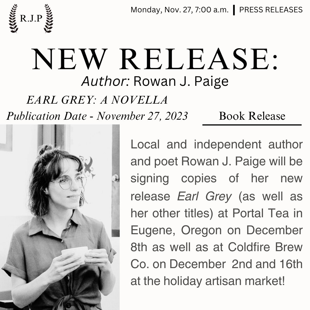 RowanJPaige's tweet photo. Book signing today! #oregonwriters #eugeneoregon #eugeneevents https://t.co/O8MOD4gfA8