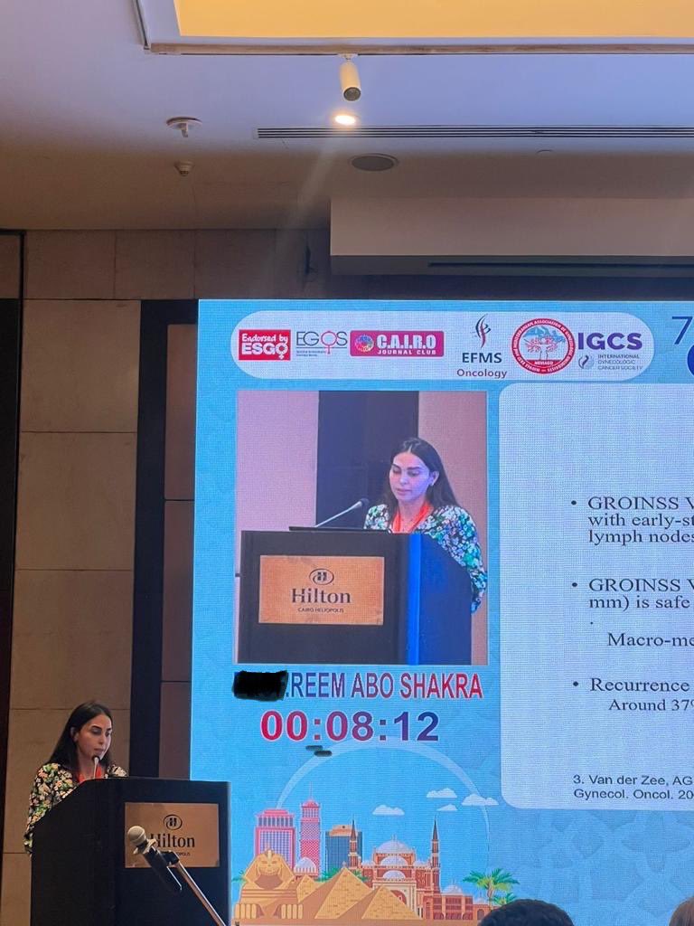 Glad to present our data on vulvar cancer characteristics and treatment in the MENA region at 7th MEMAGO conference in Egypt. #MEMAGO <a href="/DavidAtallah/">david atallah</a> <a href="/NadineKassis/">Nadine Kassis</a> <a href="/Baselrefky/">Basel_Refky</a>