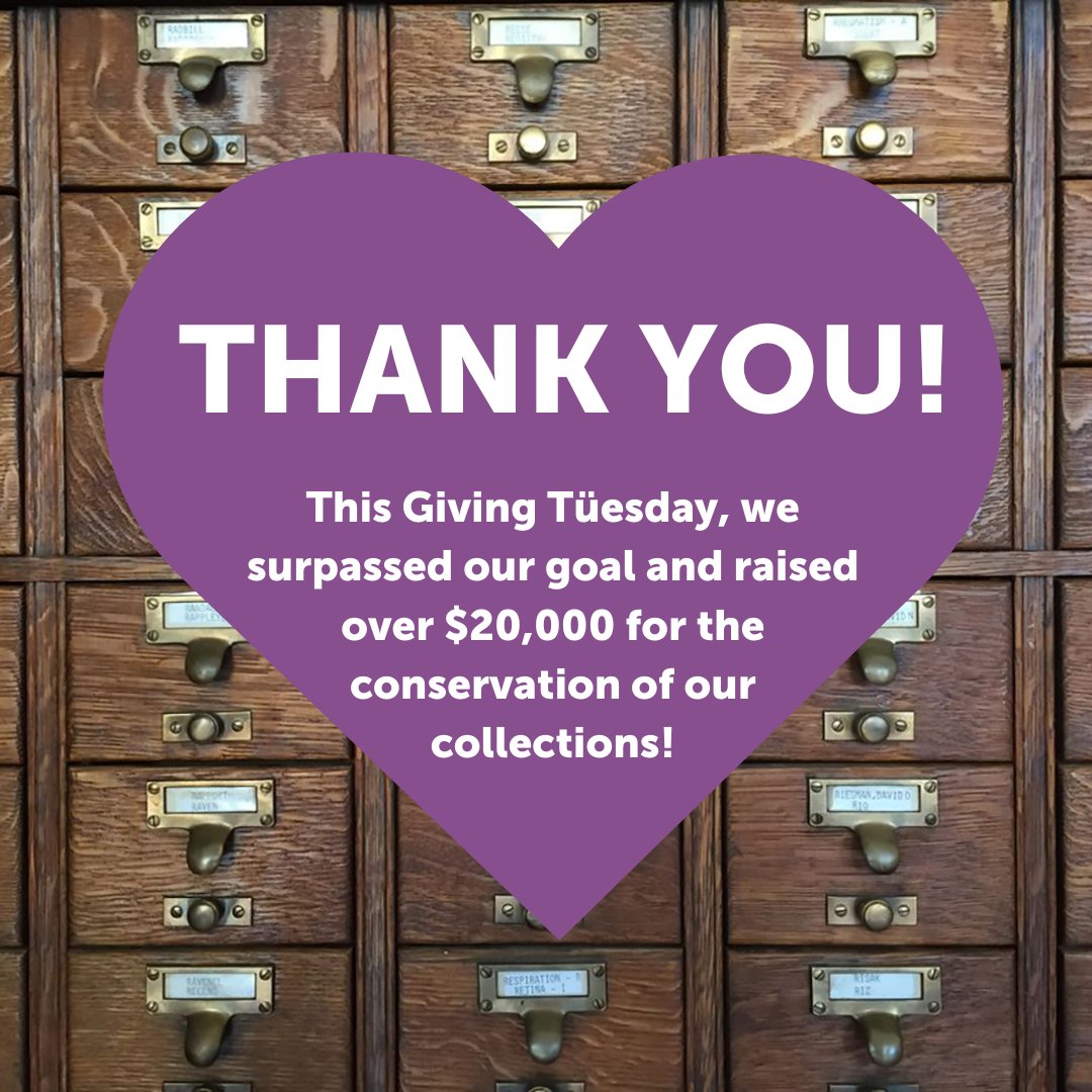 Thank you to everyone who helped make this Giving Tüesday a success! With a generous matching gift from Princeton HR, LLC everyone's gift, no matter the size, was doubled and we surpassed our goal! We can't do this without Ü 🧠❤️