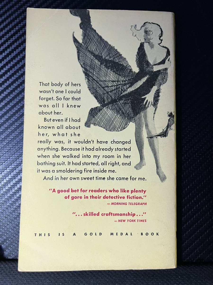PaperbackPapa's tweet image. Here’s another winner by the great Bruno Fischer. Simon Field’s sultry girlfriend has been involved in multiple killings that were ruled self-defense. But lately he’s been wondering…do her accounts all add up? Could the killings actually have been murder?