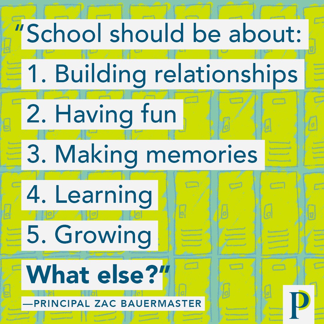 PrincipalProj's tweet photo. Fill in the blank! School should be about ________.

(Inspiration via P @ZBauermaster) https://t.co/6Fea5zrPwl