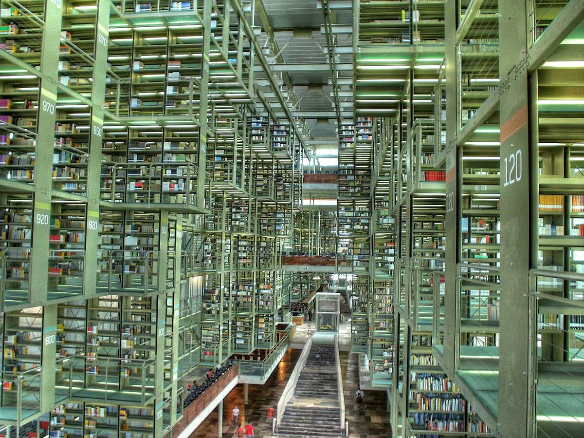 lifeder's tweet photo. Espectacular vista de la Biblioteca Vasconcelos, una joya de Ciudad de México (CDMX). https://t.co/922fuejOQ0