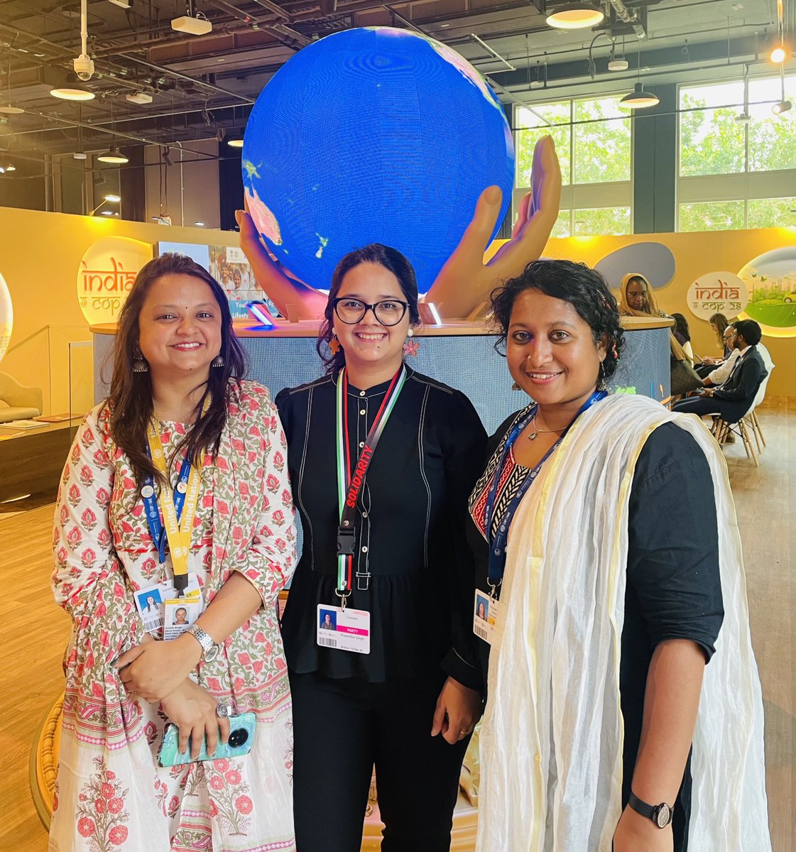 pratishtha_21's tweet photo. 1/ It’s a big day for youths of India delivering their first-ever national youth statement to @byadavbjp at #COP28 - reminding our leaders about the potential of youth leaders in tackling #climate and #nature crisis. 🌱✨️

Young people are at the front &amp; centre for MissionLiFE. https://t.co/dqpVeVhUXV