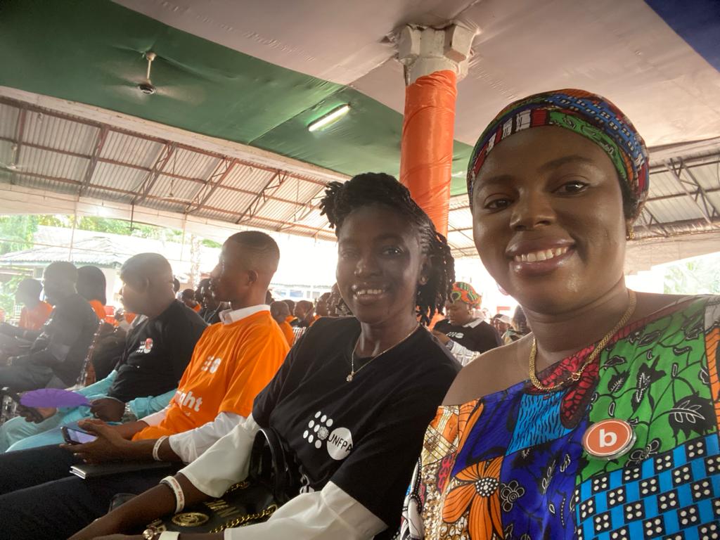 junisak's tweet photo. Tnx @unfpa @UNFPASierraleon @NadiaRashd 4 Youth-led Dialogue on #GBVPrevention &amp; Response&amp; Launch of the #Bodyright Campaign with @Rhiamjay @WestAfricaWome2
#16days 
#16daysofactivism 
#16DaysOfActivismAgainstGBV 
#16DaysOfActivismAgainstGenderBasedViolence 
#UNFPA
#BodyRightSLE https://t.co/pbaXIljlmT