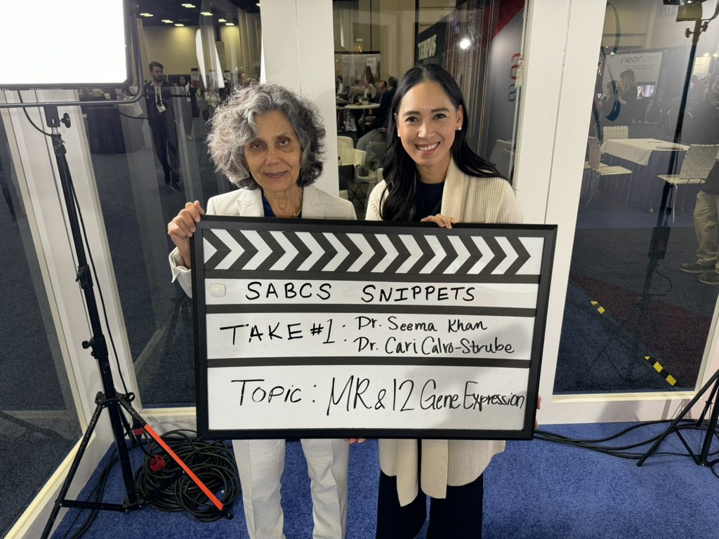 Great discussion with Dr. Seema Khan for SABCS Snippets. Thank you to Dr. Khan and <a href="/SABCSSanAntonio/">SABCS</a> for the opportunity! #SABCS23