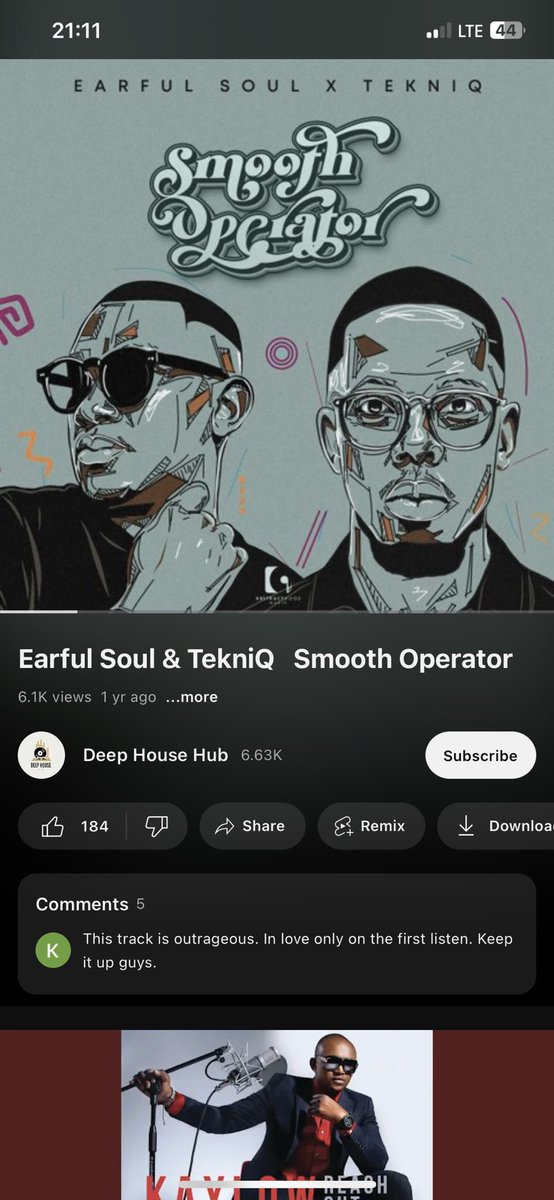 RealSanele04's tweet photo. Best song of 2022
Best deep house song ever!
@EarfulSoul and @TekniQ_Official thank you🤌❤️
#SmoothOperator 🔥 https://t.co/gaaYiiQHIj