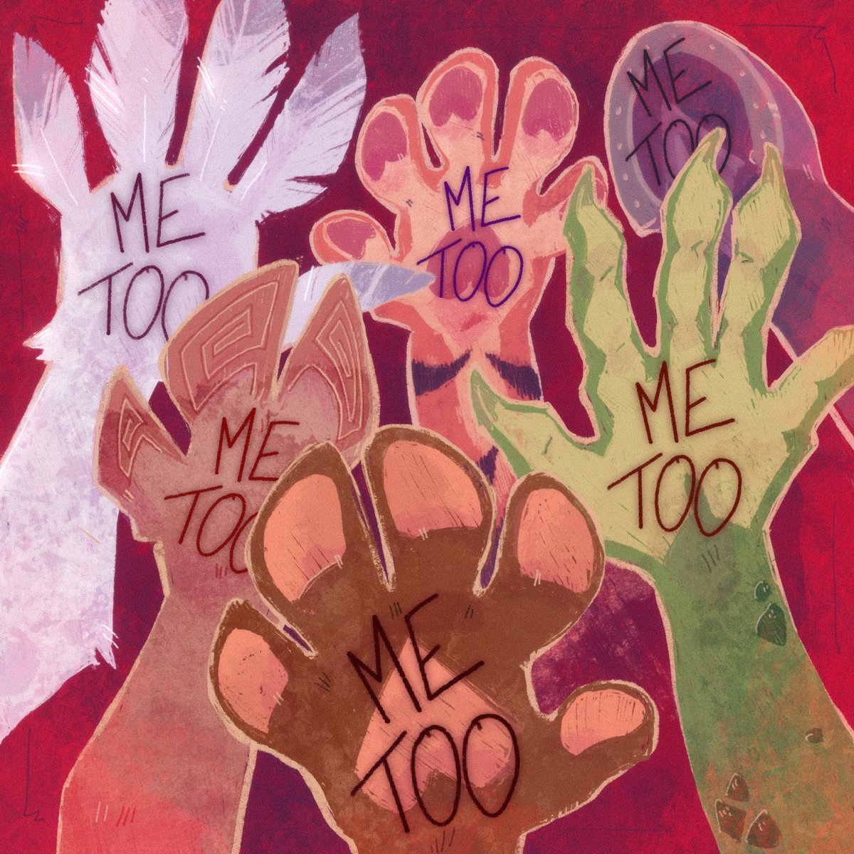 Mlice_the_Hyena's tweet photo. We are together 💖 https://t.co/qd9yQRfq1k