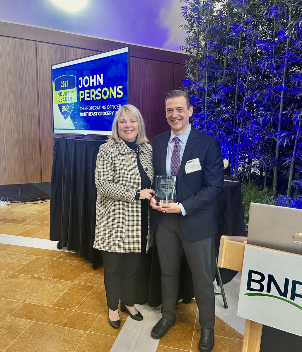 BNPartnership's tweet image. We were honored to present the 2023 Industry Leader Award to John Persons. Throughout his career with @TopsMarkets, John has exemplified industry leadership &amp;amp; is a dedicated steward of the entire Buffalo Niagara community. Learn more: ow.ly/YxCn50QgV0Q