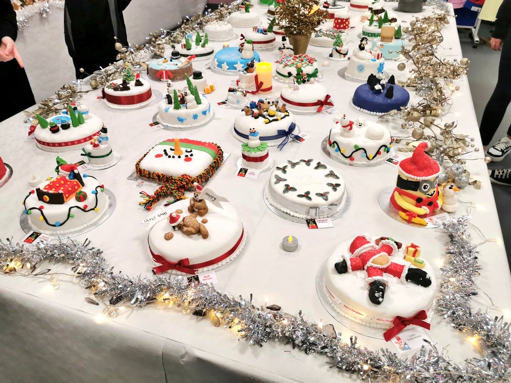 TechEyemouthHS's tweet photo. Wonderful effort and creativity from our BGE, S3 &amp; Senior Hospitality pupils with their Christmas cakes and gingerbread houses! Great to see them on display at the showcase last night. https://t.co/M6zfFDgznE