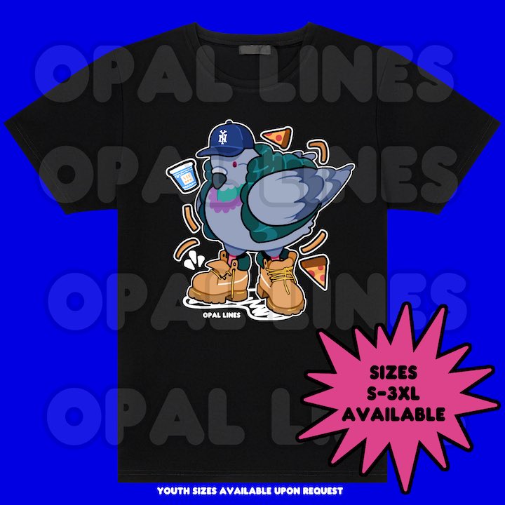 opal_lines's tweet photo. Friendly reminder that my big Puffa pigeon collection is up in my shop! Perfect gift for the New Yorkers in your life 🫶🏼 https://t.co/yK1doRsxZA