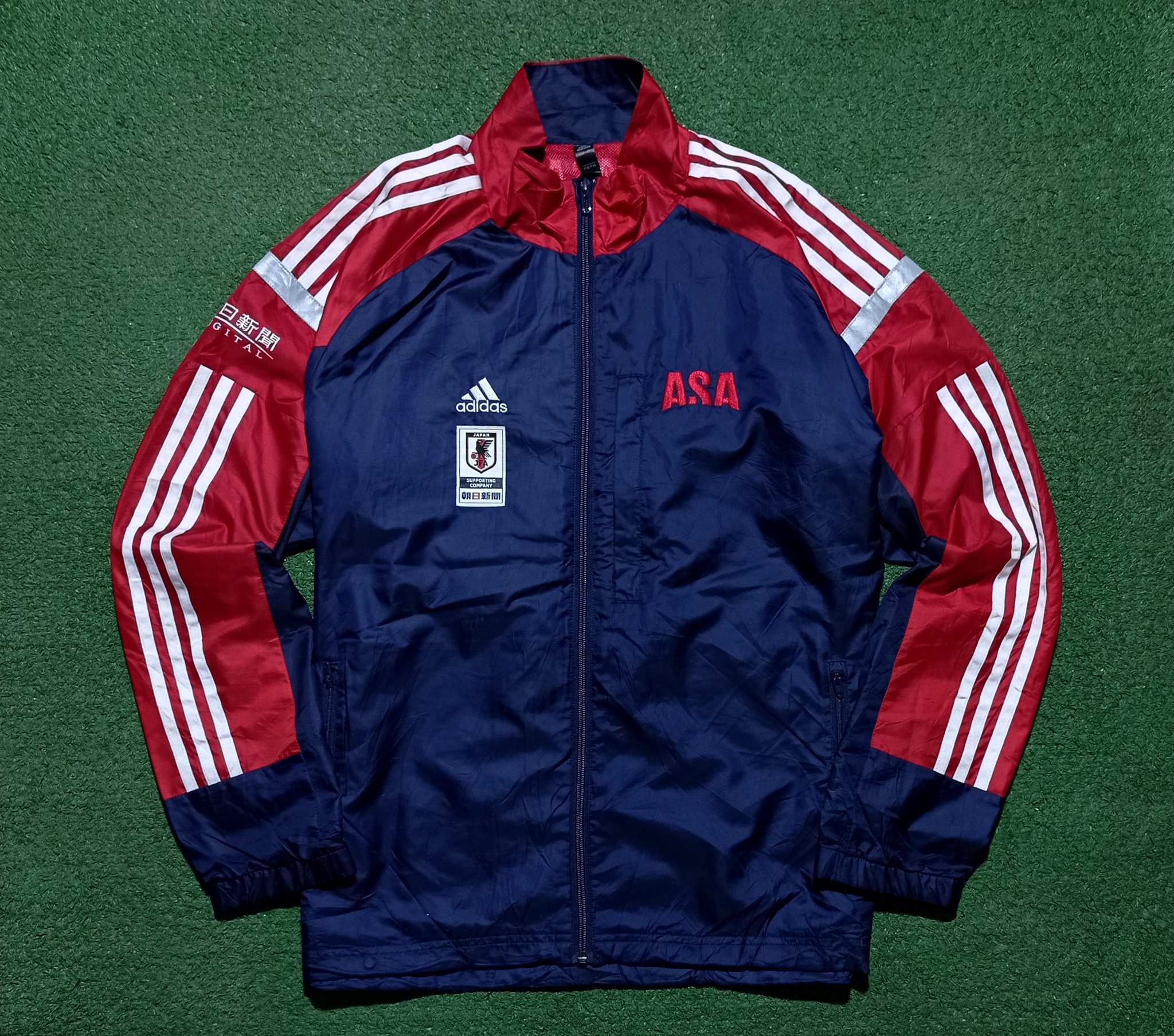 LAWAS TEROOSS on X Detail LawasReguler Jumat 8 Desember 2023 Lawas10 Adidas Japan ASA Brushed Track Jacket Japan National Team Supporting Company Official Merch Size O fit XL 82x63 Perkaretan masih