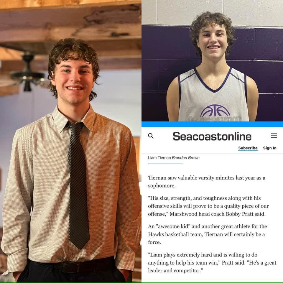 Liam_Tiernan_25's tweet photo. A few scrimmage videos. 
Season starts tonight…bus up to Brunswick
Marshwood Hawks #4 https://t.co/0qFF65P132
