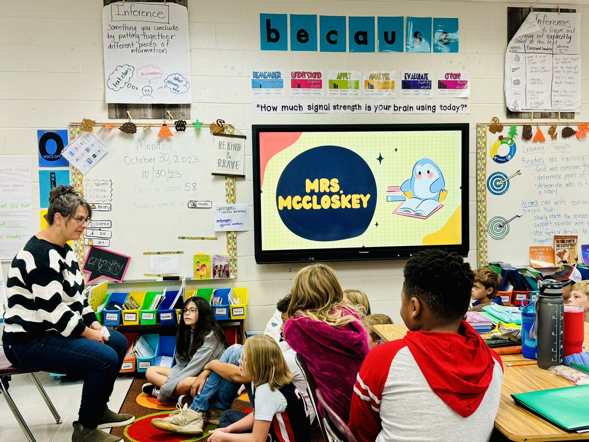teachermoons's tweet photo. 4th graders have been getting hands on learning for our narrative writing from author and Illustrator, Shanda McCloskey #narrativewriting #stemlearning https://t.co/aM643vBCjM