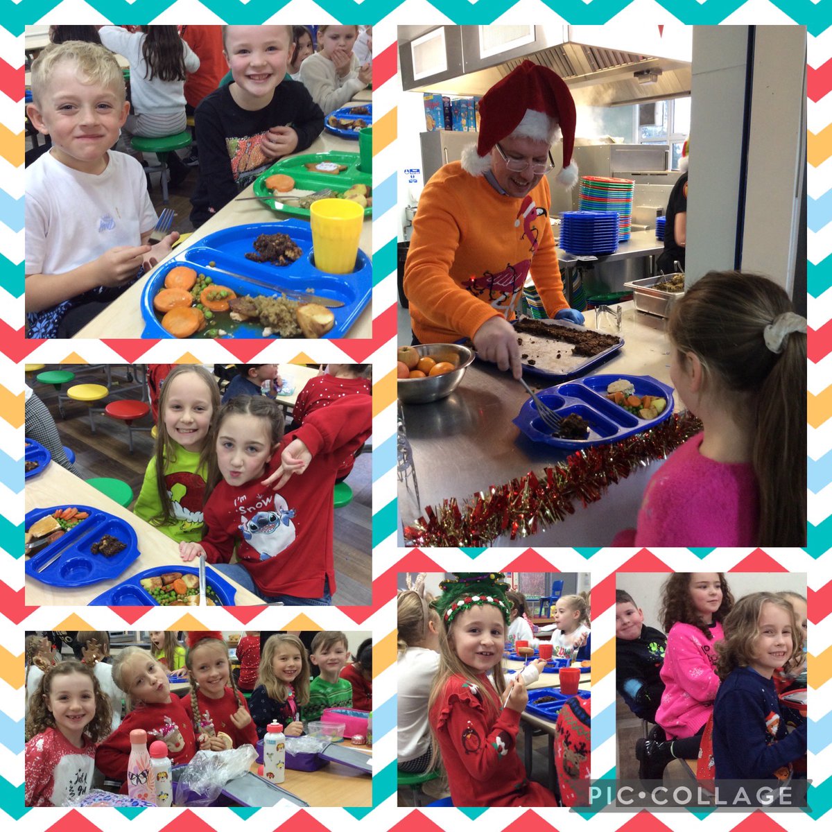 We thoroughly enjoyed our Christmas dinner today, made all the more festive by Christmas Jumper Day!