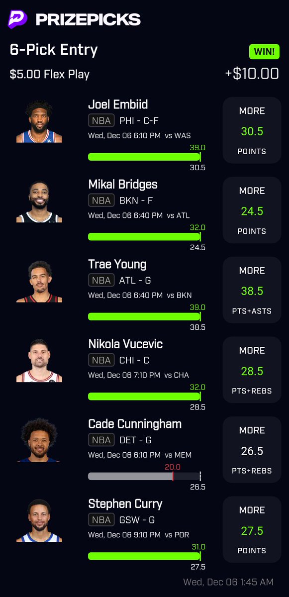 Sam20144's tweet photo. 21-3 This Week 
#PrizePicks #Sportsbet #GamblingX #Gamblingtwitter #NBA
Use my code PR-9Q1RC06 PrizePicks will double the amount of your first deposit https://t.co/3qR6Hkl0f5