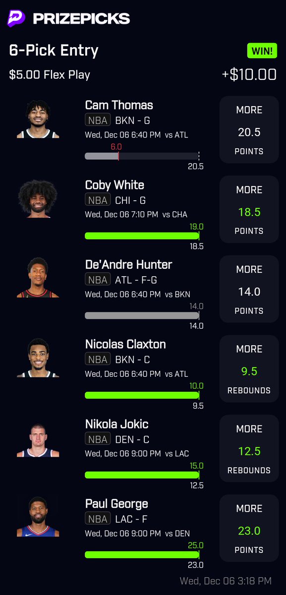 Sam20144's tweet photo. 21-3 This Week 
#PrizePicks #Sportsbet #GamblingX #Gamblingtwitter #NBA
Use my code PR-9Q1RC06 PrizePicks will double the amount of your first deposit https://t.co/3qR6Hkl0f5