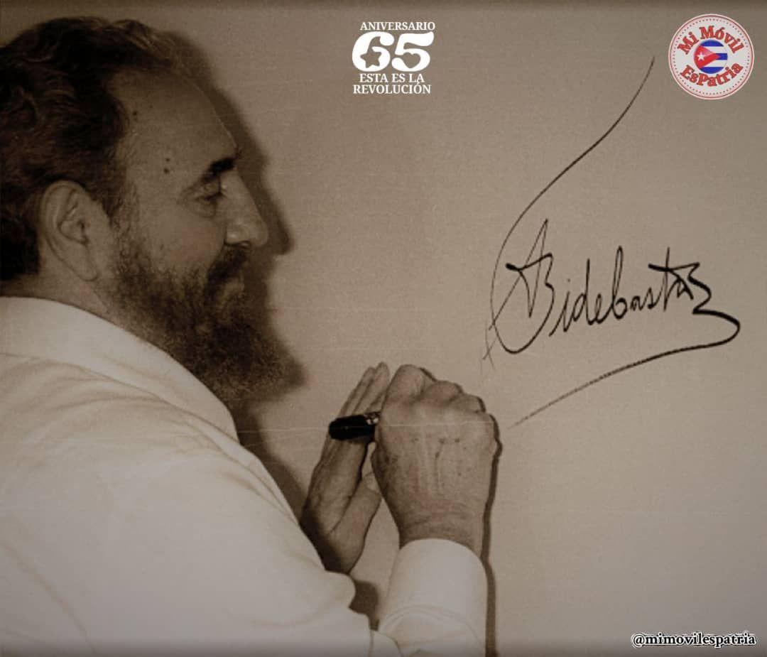 #Cuba
#65AñosEnRevolucion 
#SantiagoDeCuba
#FidelVive