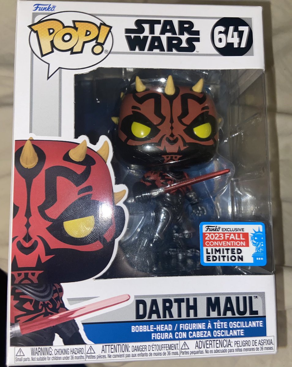 NYCC exclusive #DarthMaul 

#starwars #thedarkside #starwarsfan #starwarssaga #starwarsfunko #funko #popvinyl #funkopops #funkopop #funkocollector #funkocollection #starwarsfunko #starwarscollection #starwarscollector #NYCC #Funkonycc @OriginalFunko