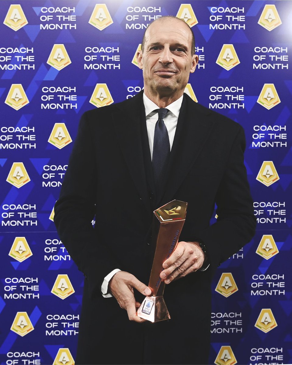 SerieA_EN's tweet image. 👔 Mister Allegri : 𝑪𝒐𝒂𝒄𝒉 𝒐𝒇 𝒕𝒉𝒆 𝑴𝒐𝒏𝒕𝒉 for November 📷

#COTM #JuveNapoli