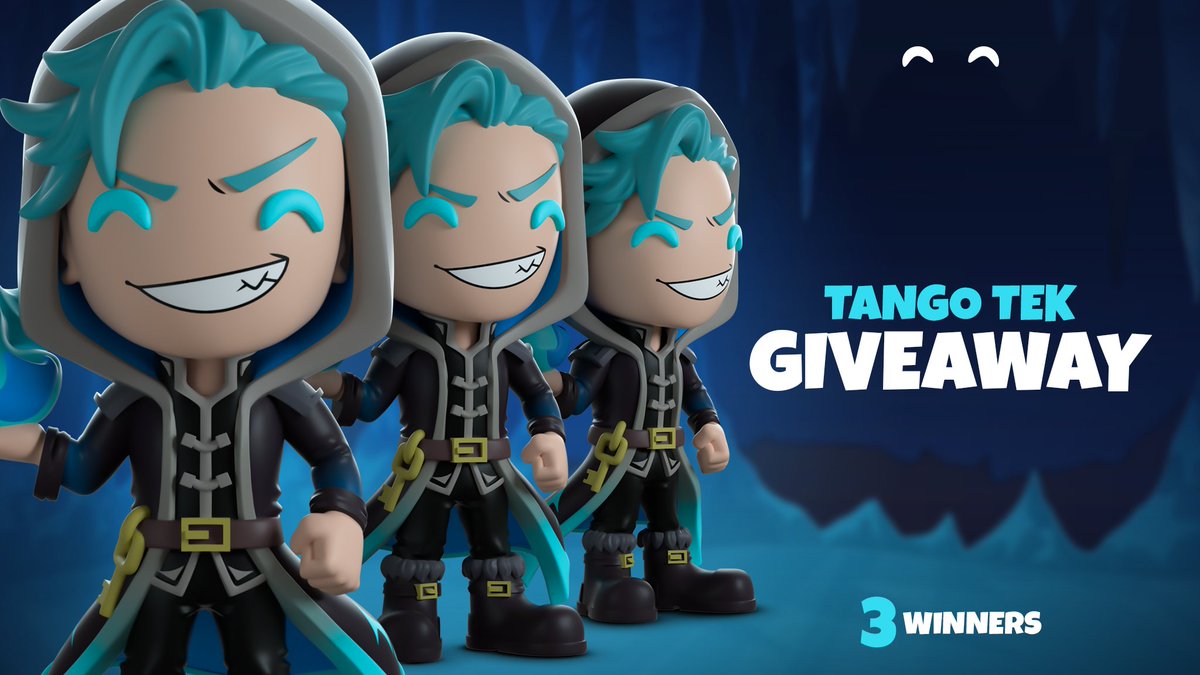 ❄️Hey! We're giving away a few frosty dungeon master Tangos! ❄️ ❄️RT this + follow @youtooz to enter and the winners will be announced on the drop day December 11th! ❄️