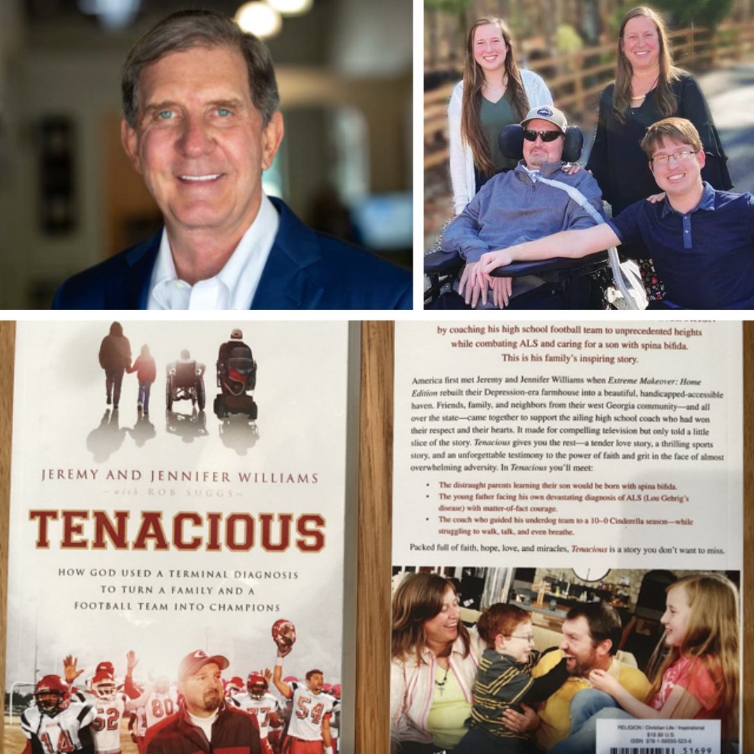 Monday's speaker with Andy Robinson, presents the inspiring story of Coach of the Year #JeremyWilliams from Greenville, GA, who, despite battling #ALS, led his high school team to an undefeated season in '09.

Join us at the #BuckheadRotaryClub for this impactful presentation. ❤️