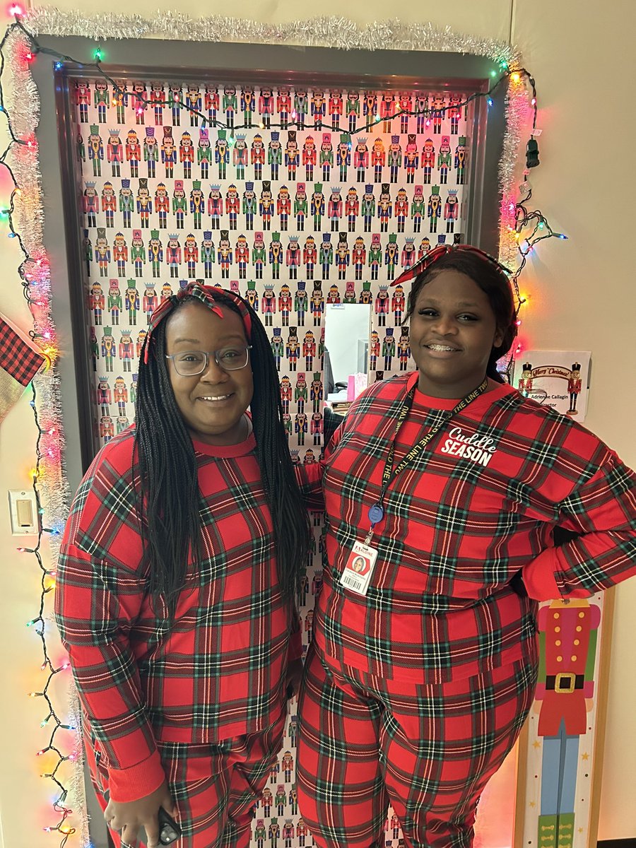 It’s pajama day at @Transport_AISD! As you can see, we are ready for Christmas! #Myaldine @AldineISD