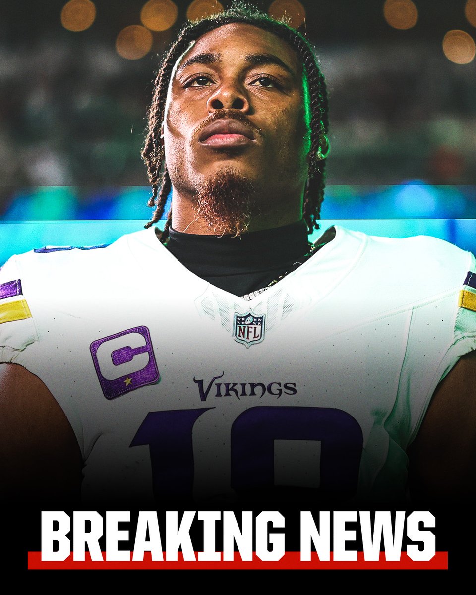 espn's tweet photo. Breaking: Justin Jefferson is off the injury report and will play Sunday, the Vikings announced. https://t.co/yR2kHbfcux