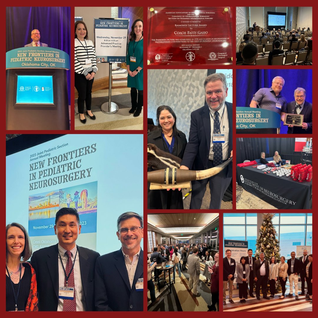 University of Oklahoma Neurosurgery (@ou_neurosurgery) on Twitter photo We're deeply grateful to all who contributed to the success of the 2023 Joint #Pediatric Section Annual Meeting!
A heartfelt thank you to our team at #OUNeurosurgery!
Hope y'all had a great time in OKC!
<a href="/CNS_Update/">CNS</a> <a href="/oubabybrainmd/">Andrew Jea</a> <a href="/oupedsneurosurg/">The University of Oklahoma Pediatric Neurosurgery</a> We're deeply grateful to all who contributed to the success of the 2023 Joint #Pediatric Section Annual Meeting!
A heartfelt thank you to our team at #OUNeurosurgery!
Hope y'all had a great time in OKC!
<a href="/CNS_Update/">CNS</a> <a href="/oubabybrainmd/">Andrew Jea</a> <a href="/oupedsneurosurg/">The University of Oklahoma Pediatric Neurosurgery</a>