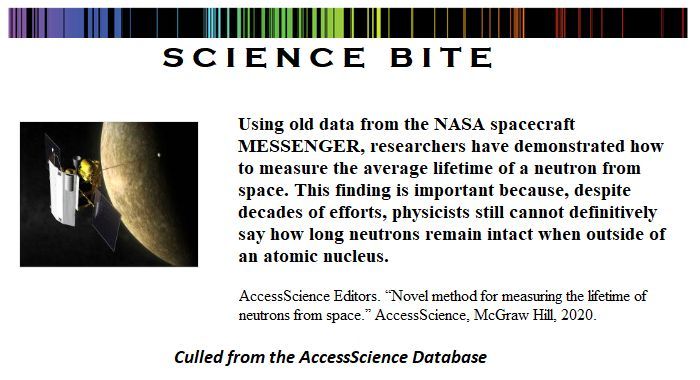 A quick science bite for you to geek out on courtesy of the AccessScience database. Explore that database more fully with a visit to LAPL’s Research page <buff.ly/45tw5WG>