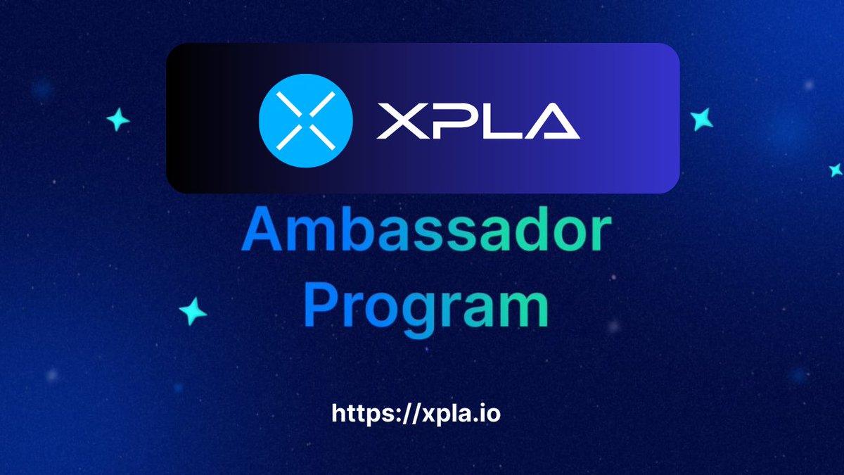 BellaCuzy's tweet photo. Unveiling the @XPLA_Official Ambassador Program! ๐๐
๐ Dive into an unforgettable journey with us as we explore, connect, create, and spread content across channels.
Details in this thread! โฌ๏ธ #XPLA #XPLAAmbassadorProgram https://t.co/flchFonySA