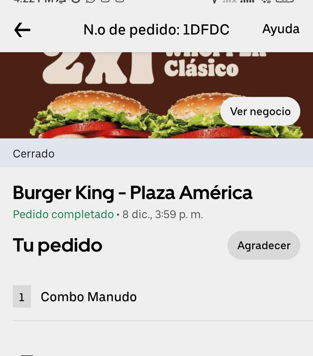 PollBles_THBC's tweet photo. @BurgerKingCR1 Me pueden explicar cómo me mandan ese combo cuando yo pedí el combo manudo???🤡
Ni eso saben hacer bien🤦🏻‍♂️
@BurgerKingCR1 https://t.co/J1JrAi5Td7