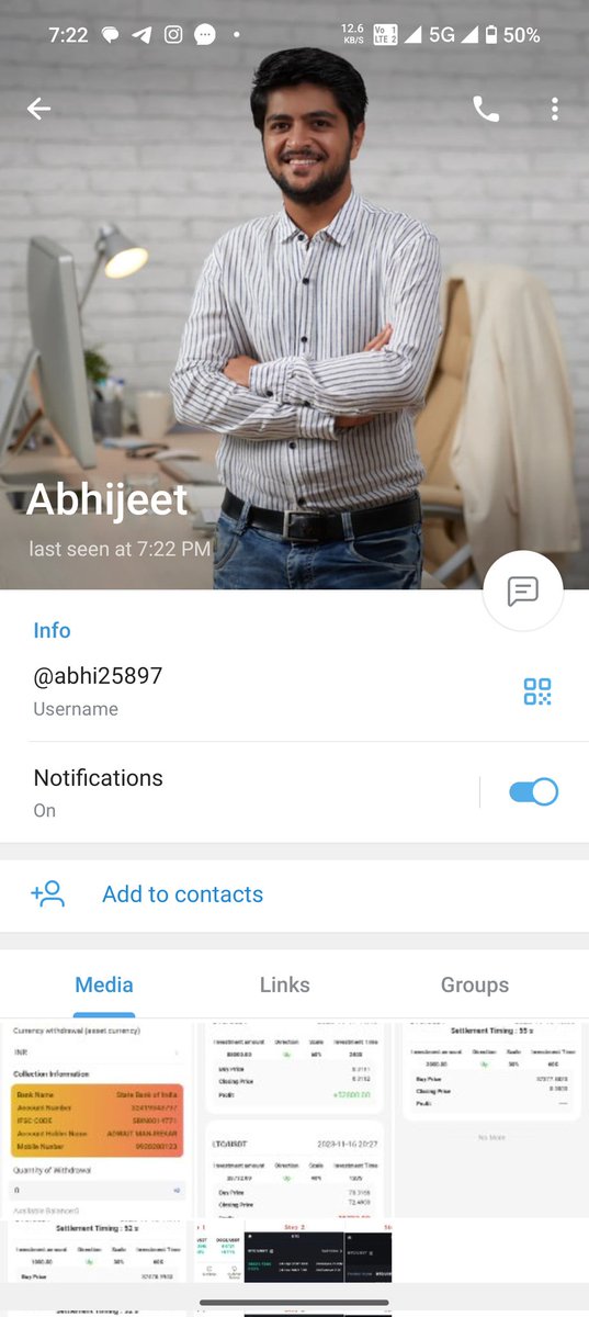 adwait619's tweet photo. @telegram there is a scam going on your messenger regarding crypto currency scam and I have already dropped a mail regarding this issue I have attached the people user I'd with it for your reference https://t.co/5BaqizA9kZ