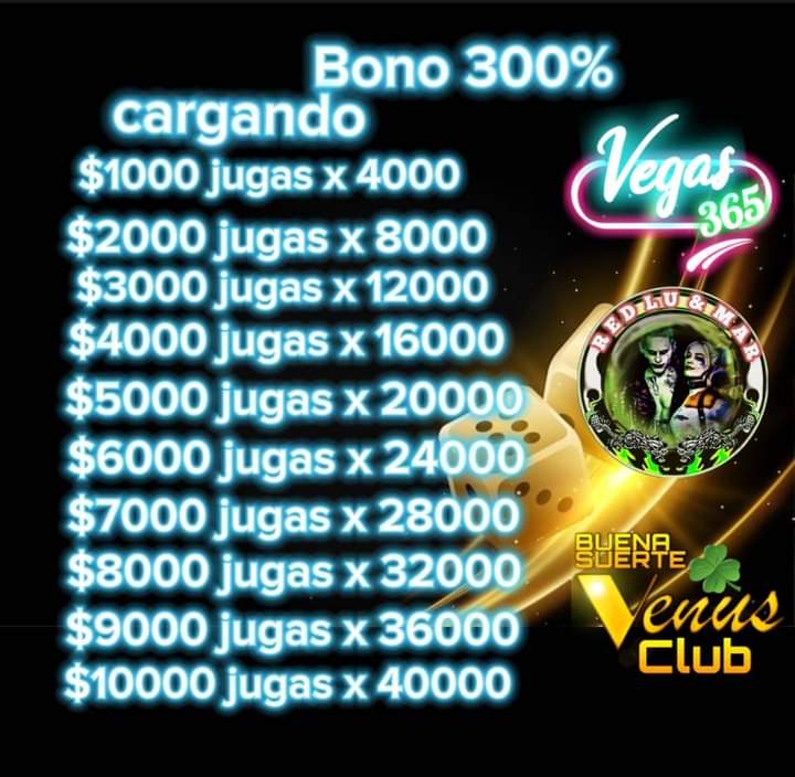 HOLA!! SOY CAJERO DE Vegas365 💥🎰🫡 
QUE ESPERAS PARA CARGAR UNA FICHITAS !!! 
TENGO REFERENCIAS 💪🍀🎰 
PEDI LAS DE LA SUERTE 🍀🎰🫡 
ESTOY CARGANDO Y CREANDO USUARIOS 💪🍀🎰🫡