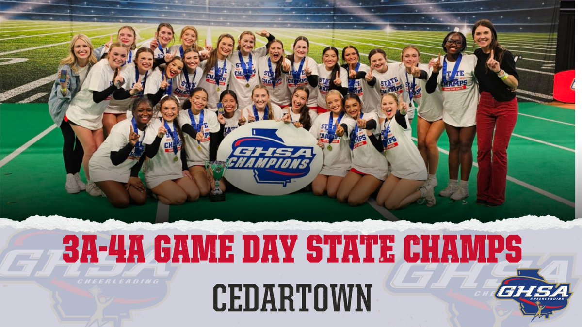 Congratulations <a href="/CedartownF/">Cedartown Football</a> 3A-4A Game Day State Champions!
bit.ly/3dD0x8n