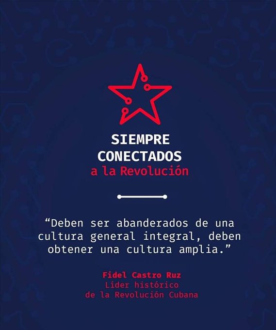 kamilosalva's tweet photo. Ha y que luchar por que la verdad de cuba la sepa todo el mundo, #EliminaElBloqueo #CubaNoEstaSola #FidelPorSiempre @DiazCanelB @GHNordelo5 @MMarreroCruz @XiomaraAlarco16 @nanamontero1984 @PatriciadelaCH4 @leticiadelacer6 @Martell90C @katheryndiaz08 @LeonardioPerez https://t.co/acPVtgYEf9