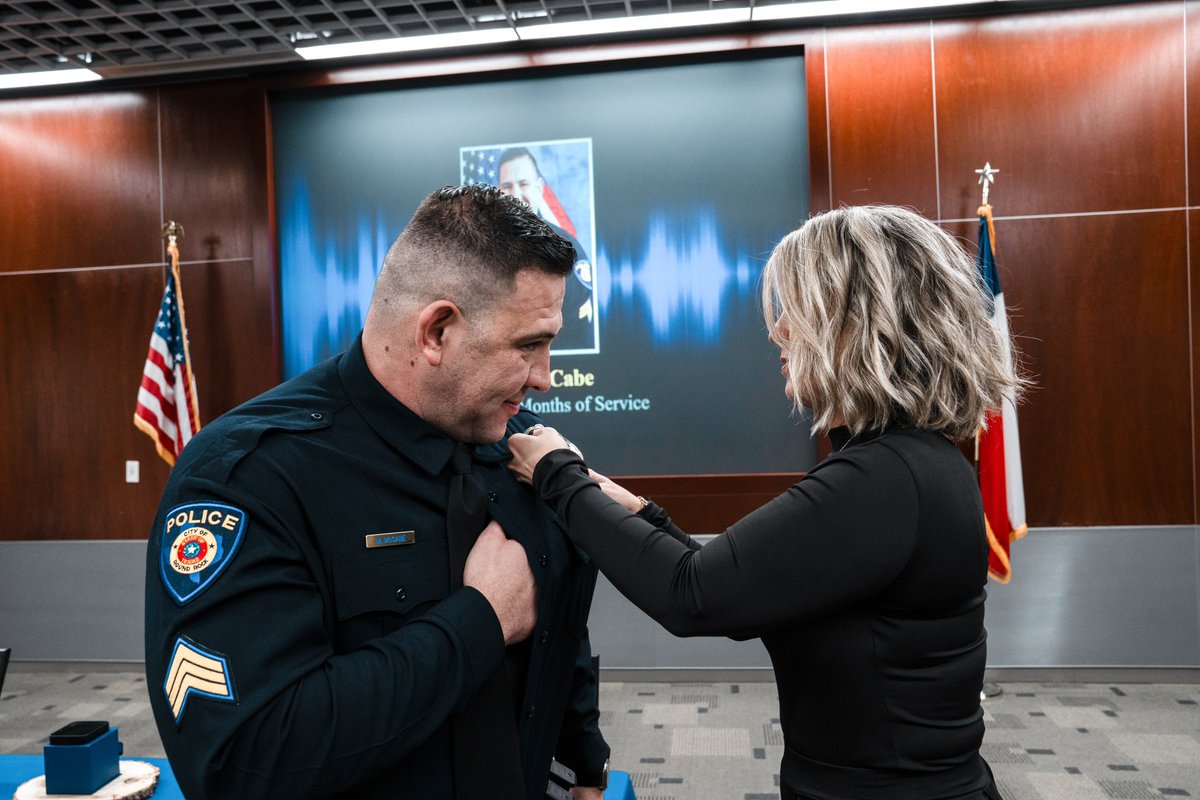 roundrockpolice's tweet photo. 🎉Please join us in congratulating Sergeant Ashley Daley and Sergeant Mike McCabe on their recent promotions.
 
Their dedication, leadership, and commitment to our community is a testament to their hard work and the positive impact they have made within the department. https://t.co/L6Qs12nvvA