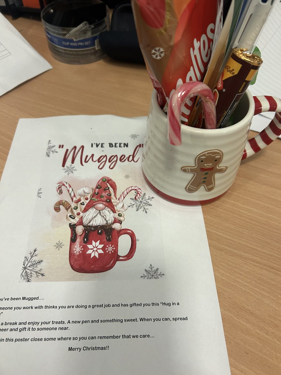 Today I was Mugged🤣just what I needed when I was feeling rubbish this week. Thank you 🙏 <a href="/MearnsAcademy/">Mearns Academy</a>