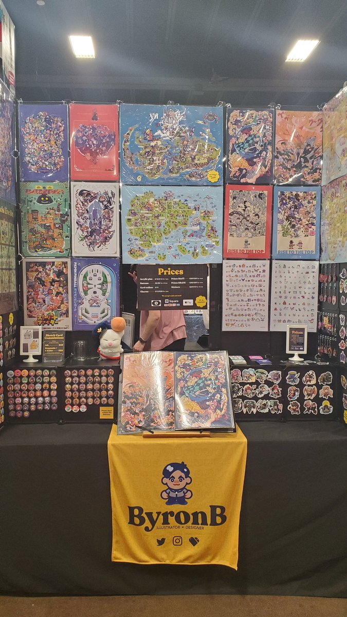 We are now open at Anime Frontier! Come check us out at table N1!