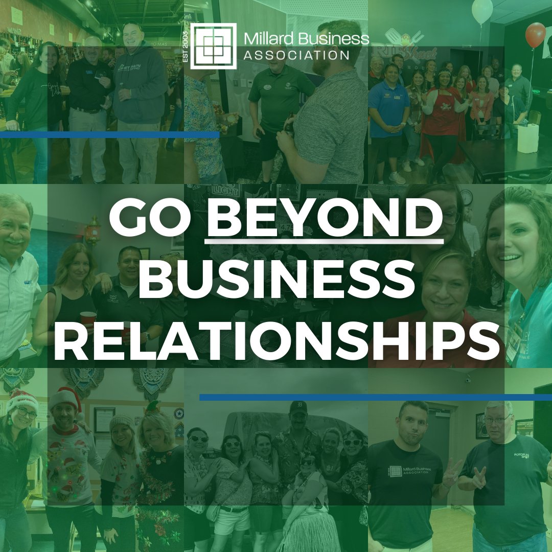 The relationships in the Millard Business Association go beyond just business transactions and passing referrals. Friendships are built here!